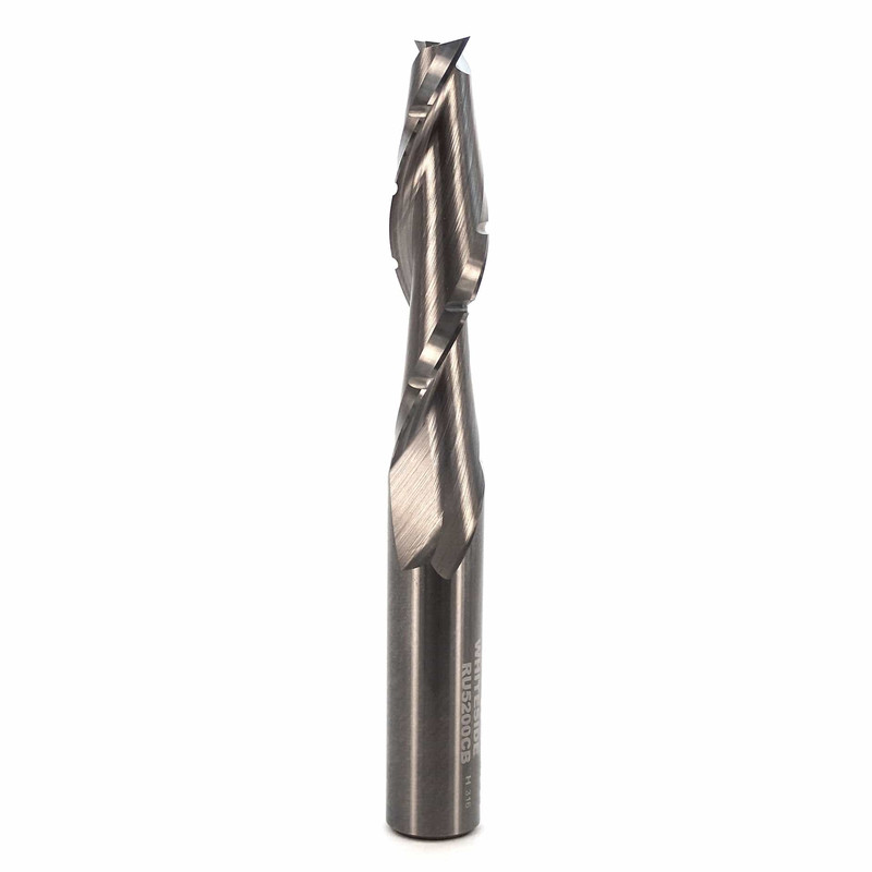 Chipbreaker Spiral Router Bit - 1/2" SH 1/2" D - Types:Upcut Spiral Bit - Cutting Length:2" - Overall Length:4"